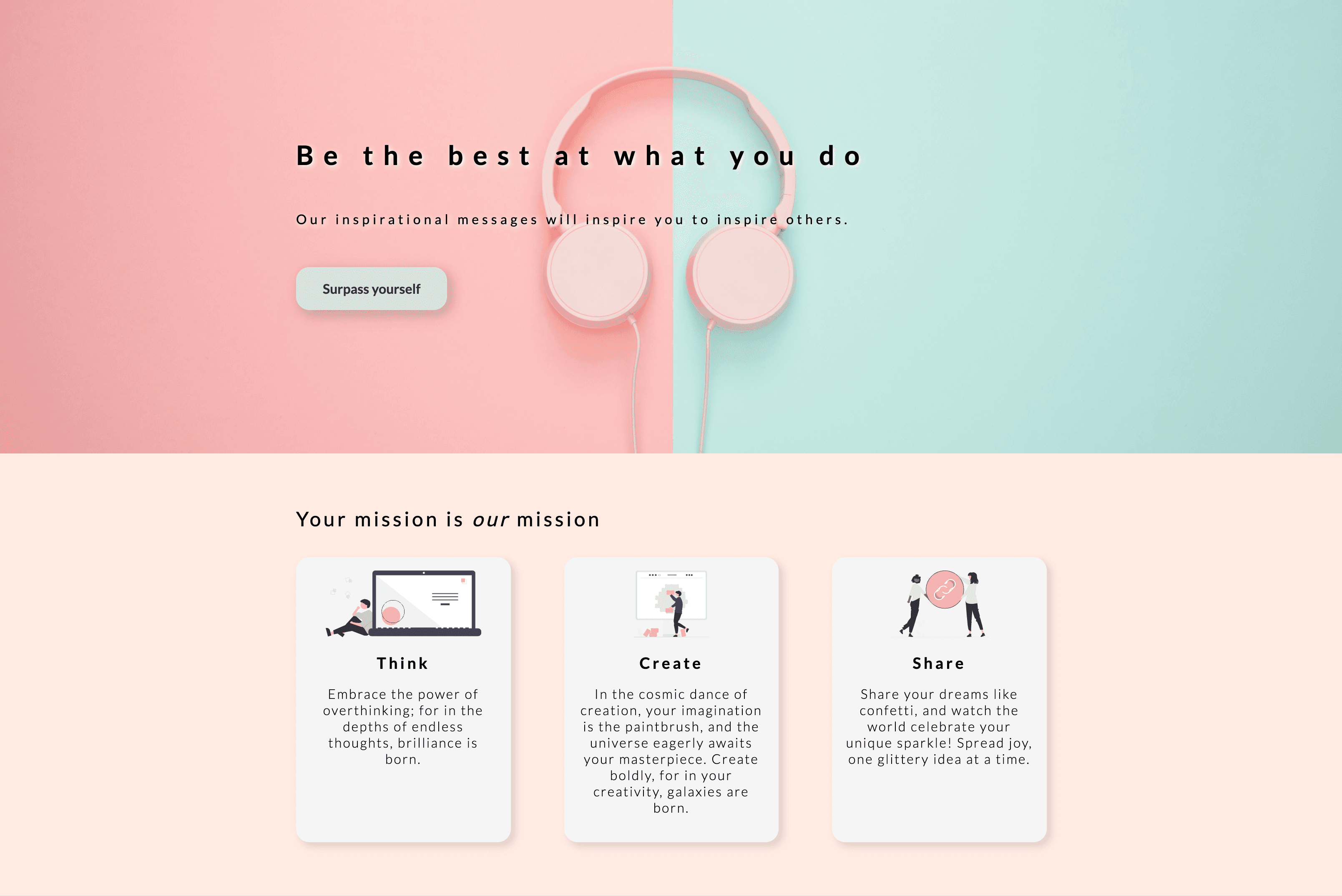 Demo Landing Page-screenshot